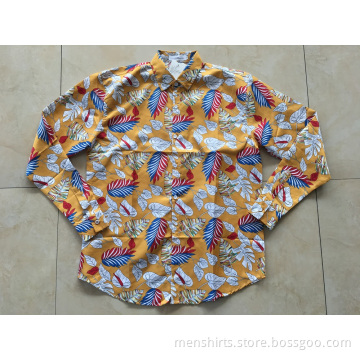 Cotton Printing Hawaii Shirt 133x72